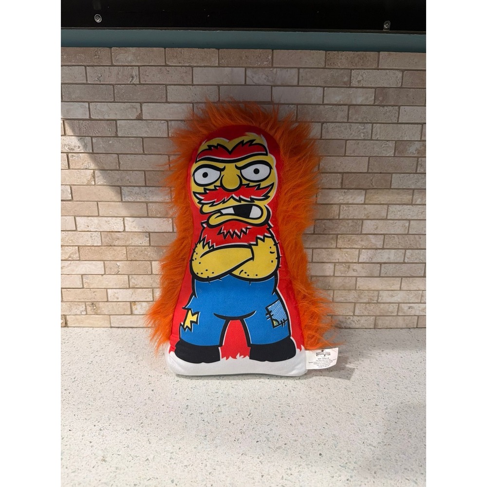 Simpsons Groundskeeper‎ Willie Plush Pillow Universal Studios